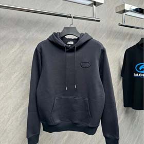 Dior Casual Simple Letter Embroidery Long Sleeve Hooded Sweatshirt (5 styles)-2504